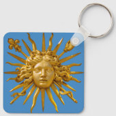 Symbol von Louis XIV der Sonnenkönig Schlüsselanhänger (Rückseite)