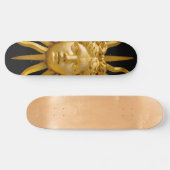 Symbol von Louis XIV der Sonnenkönig Skateboard (Horizontal)