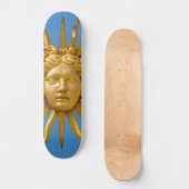Symbol von Louis XIV der Sonnenkönig Skateboard (Vorderseite)