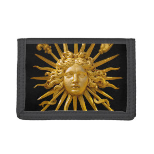 Symbol von Louis XIV der Sonnenkönig Tri-fold Geldbeutel