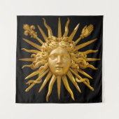 Symbol von Louis XIV der Sonnenkönig Wandteppich (Vorderseite)