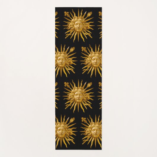 Symbol von Louis XIV der Sonnenkönig Yogamatte (Vorderseite)
