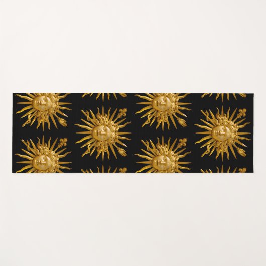 Symbol von Louis XIV der Sonnenkönig Yogamatte (Vorderseite (Horizontal))