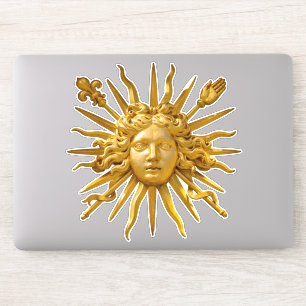 Symbol von Ludwig XIV. dem Sonnenkönig Aufkleber