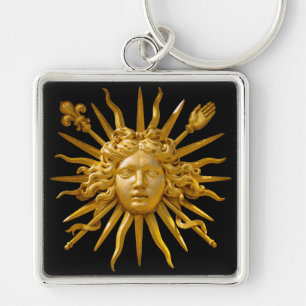 Symbol von Ludwig XIV. dem Sonnenkönig Schlüsselanhänger