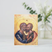 Symbol von SS. Peter und Paul Postkarte (Stehend Vorderseite)