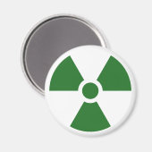Symbol-Warnzeichen für die Signatur der Strahlstru Magnet (Vorderseite/Rückseite)