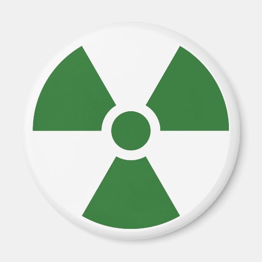 Symbol-Warnzeichen für die Signatur der Strahlstru Magnet (Vorne)
