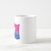 Symbol-Wavy-Flag für Bisexual Prix Kaffeetasse (Mittel)