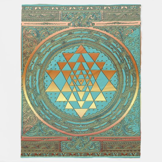 Symbol-Yogaangelegenheiten chakra Gold der Fleece (Vorderseite)