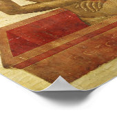 Symbol zur Darstellung Christi im Grab Poster (Ecke)