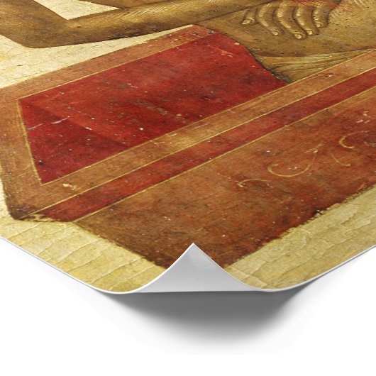 Symbol zur Darstellung Christi im Grab Poster (Ecke)