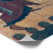 Symbol zur Darstellung der Annunziation Poster (Ecke)