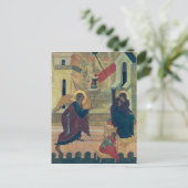 Symbol zur Darstellung der Annunziation Postkarte (Stehend Vorderseite)