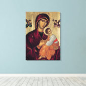 Symbol zur Darstellung der Heiligen Mutter der Lei Leinwanddruck (Insitu (Holzboden))