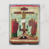 Symbol zur Darstellung der Kreuzigung mit der Jung Postkarte (Vorderseite)