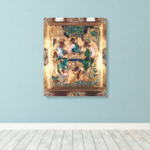 Symbol zur Darstellung von Abraham und den drei En Leinwanddruck (Insitu (Holzboden))