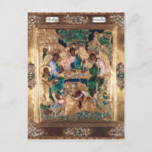 Symbol zur Darstellung von Abraham und den drei En Postkarte (Vorderseite)