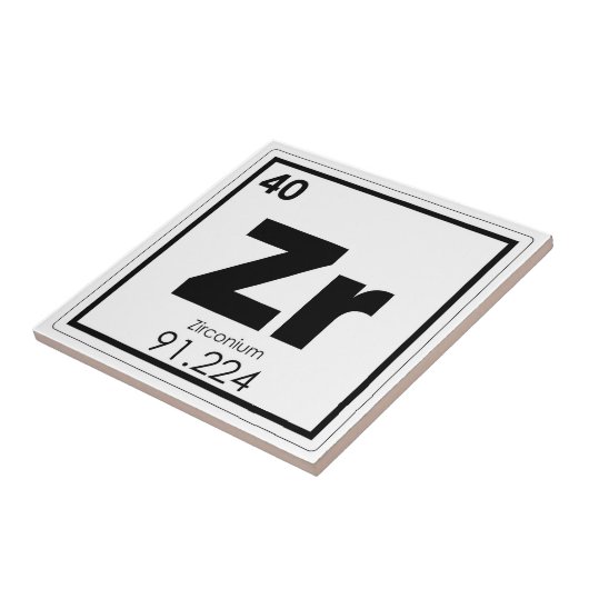 Symbolchemie formul des chemischen Elements des Fliese (Seite)