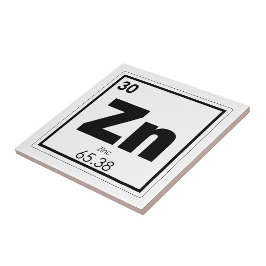 Symbolchemieformel des chemischen Elements des Fliese (Seite)