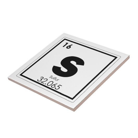 Symbolchemieformel g des chemischen Elements des Fliese (Seite)