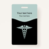 Symboldesign für medizinische Kadukus Ausweis (Vorderseite)