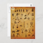 Symbole2 Postkarte (Vorne/Hinten)