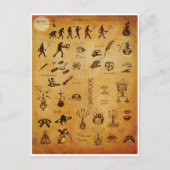 Symbole2 Postkarte (Vorderseite)