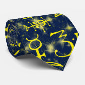 Symbole Alchemie symbols alchemy Krawatte (Gerollt)