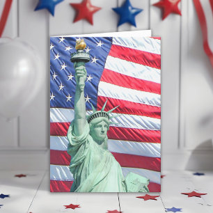 Symbole amerikanischer Freiheit Dankeskarte