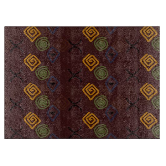 Symbole auf der Bordeaux. Schneidebrett (Vorderseite)