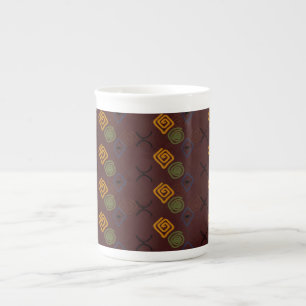Symbole auf der Bordeaux. Spezielle Tasse