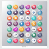 Symbole Aufkleber (Blatt)