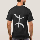symbole aza argent T-Shirt (Rückseite)