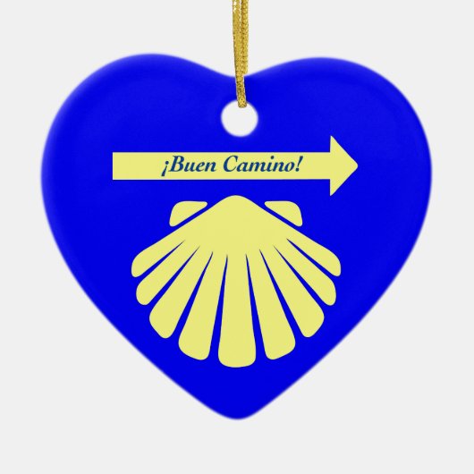 Symbole Camino Des Santiago Keramikornament (Vorne)