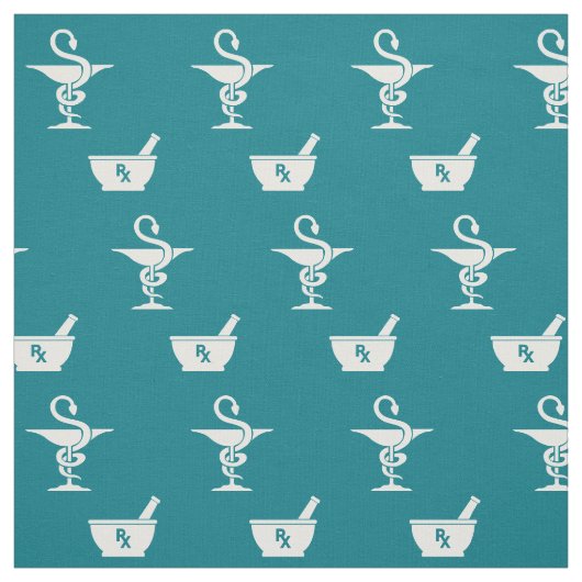 Symbole der Apotheke Stoff (Muster)