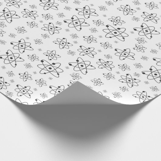 Symbole der Atomwissenschaften Chemie Geschenkpapier (Ecke)
