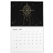 Symbole der heiligen Shamanic-Geometrie Kalender (Feb 2027)