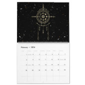 Symbole der heiligen Shamanic-Geometrie Kalender (Feb 2026)