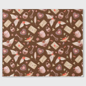 Symbole der Liebe Geschenkpapier (Flach)