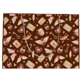 Symbole der Liebe Große Geschenktüte (Rückseite)