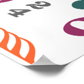 Symbole der Musik Poster (Ecke)