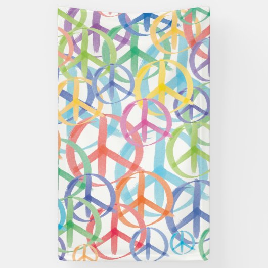 Symbole des Friedens Banner (Vertikal)