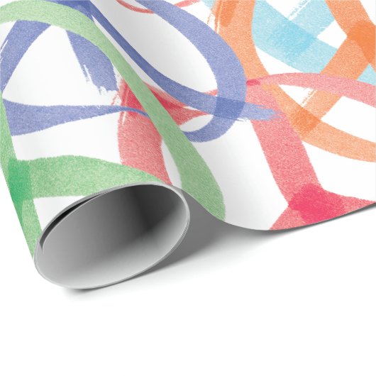 Symbole des Friedens Geschenkpapier (Rolleneckpunkt)