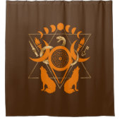 Symbole Duschvorhang (Vorderseite)