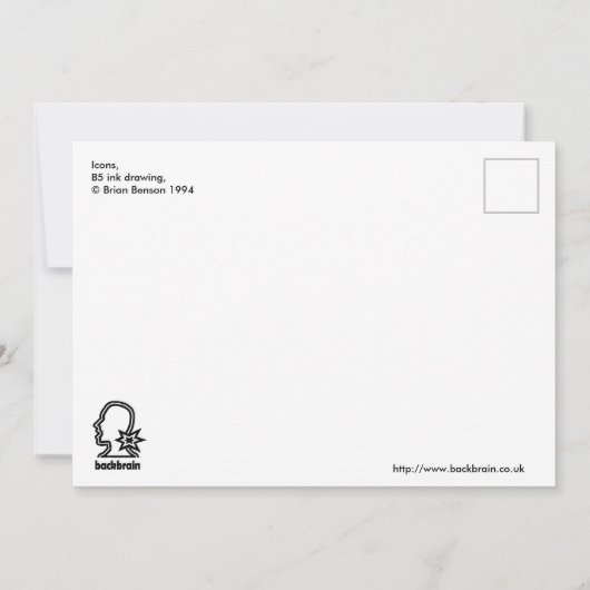 Symbole, Flachkarte (Rückseite)