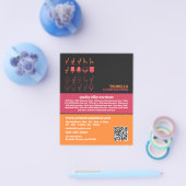 Symbole für den Stuhl - Verkaufsstellen für Möbel Flyer (Einzeln)