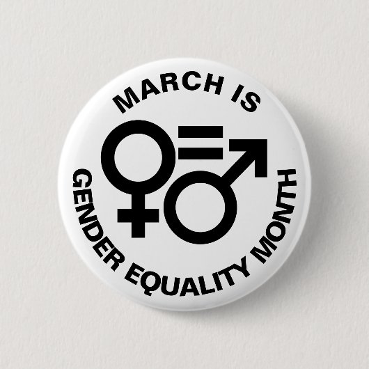 Symbole für die Gleichstellung der Geschlechter Button (Vorderseite)