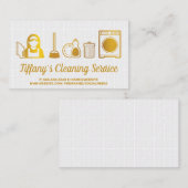 Symbole für die Goldreinigung | Bath Tiles Visitenkarte (Vorne/Hinten)