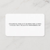 Symbole für die Zimmerreparatur | Bauwerkzeuge Visitenkarte (Rückseite)